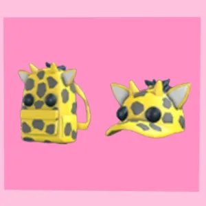Giraffe Hat and Backpack