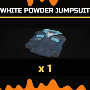 White powder jumpsuit