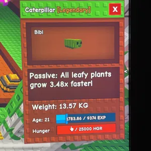 Huge caterpillar 50kg