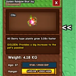 Rainbow Hatched Blue Jay