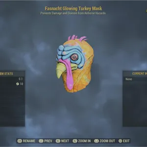 Glowing Turkey mask