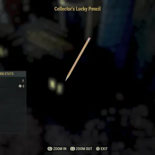 Collectors lucky pencil