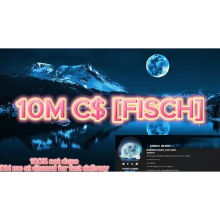 ROBLOX FISCH [10m COINS] 100% safe