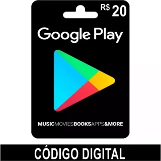 R$20.00 BRL Google Play