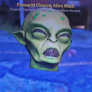 Glowing Alien Mask