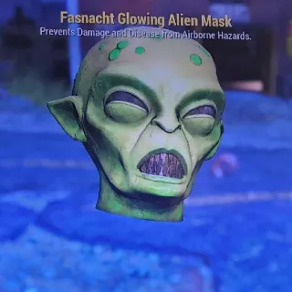 Glowing Alien Mask