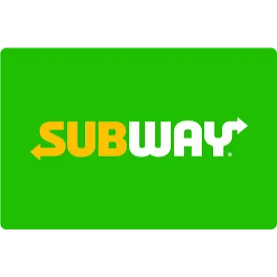 $14.31 USD Subway E Gift Card