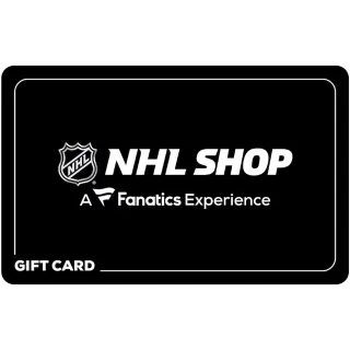 $500.00 USD NHL SHOP E GIFT CARD