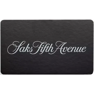 $17.81 Saks Fifth Avenue Gift Card 
