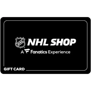 $500.00 USD NHL Shop E Gift Card Online Store Use