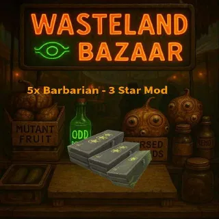 5x Barbarian Mods