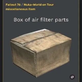 Displayable Misc - Box Of Air Filter Parts