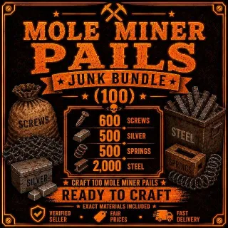 Mole Miner Pails Medium Bundle