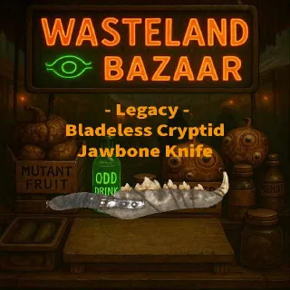 Bladeless Cryptid Jawbone Knife - Legacy