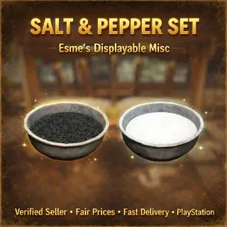 Salt And Pepper Bowls - Esme's Displayable Misc