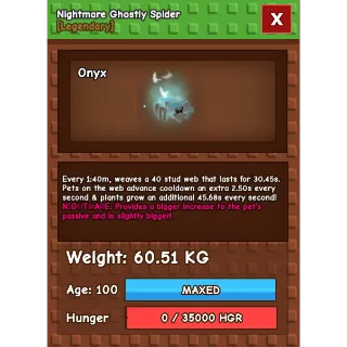 NM Ghostly Spider Huge