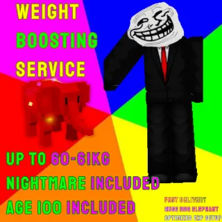 PET BOOSTING WEIGHT UP TO 60 – 61 KG | GROW A GARDEN