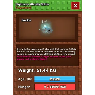 NM Ghostly Spider Huge