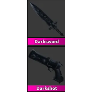 Dark Darksword Darkshot set MM2
