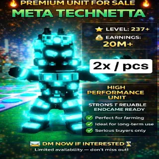 2x META TECHNETTA DIAMOND - ESCAPE TSUNAMI FOR BRAINROT