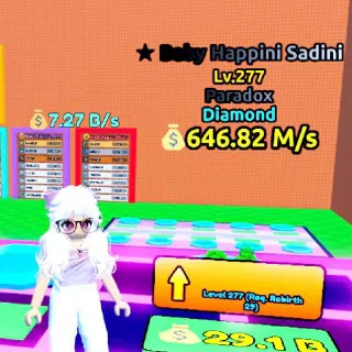 BABY HAPPINI SADINI DIAMOND - ESCAPE TSUNAMI FOR BRAINROTS