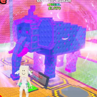 VOID STRAWBERRY ELEPHANT - BE A LUCKY BLOCKS