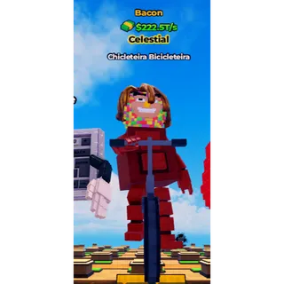 ⭐ Bacon Chicleteira Bicicleteira ⭐ | ( 233.6 T/s) | Max Level | Kick a Lucky Block
