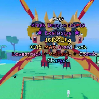 HUGE KREEK DRAGON - CATCH AND TAME