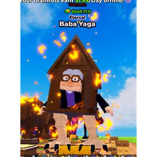 ⭐Volcanic Baba Yaga ⭐ | ( 649.1 T/s) | Max Level | Kick a Lucky Block