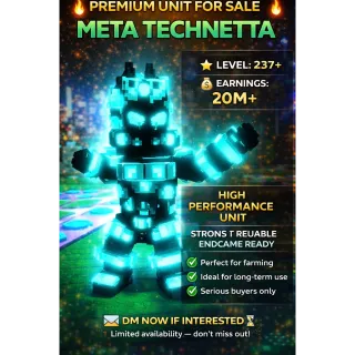 META TECHNETTA 💰8M+ LVL 200| ESCAPE TSUNAMI FOR BRAINROTS | MAX LEVEL LVL 200
