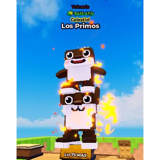 ⭐ Volcanic Los Primos ⭐ | (415T/s) | Max Level | Kick a Lucky Block