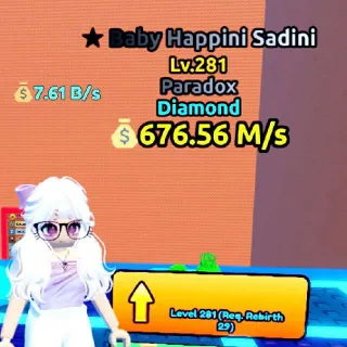 BABY HAPPINI SADINI DIAMOND - ESCAPE TSUNAMI FOR BRAINROTS