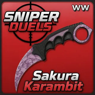 Sniper Duels | WW Sakura Karambit