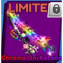 CHEAPEST Chroma Oni Katana | Blade Ball