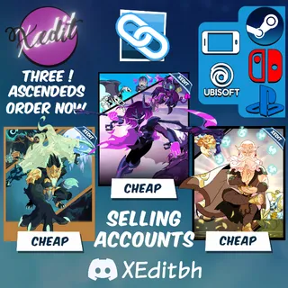 Brawlhalla all ascended skins and collector pack (you can link to your account)