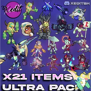 Brawlhalla 21 items | All in 1 Pack CCV2, V6 Colors (Skins, Emote, Title, Avatar, Emoji)