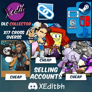 Brawlhalla x17 Crossovers and collector pack (you can link to your account)