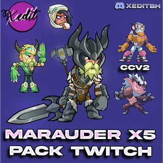 Brawlhalla – 2x CCV2, Marauder Bodvar Skin, Mirage Think Emoji  & Robot Dance Emote