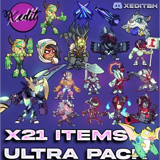 Brawlhalla 21 items | All in 1 Pack CCV2, V6 Colors (Skins, Emote, Title, Avatar, Emoji)