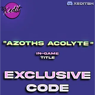 Brawlhalla Green Title "Azoth's Acolyte" (Instant delivery)