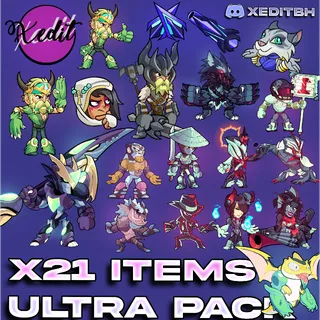 Brawlhalla 21 items | All in 1 Pack CCV2, V6 Colors (Skins, Emote, Title, Avatar, Emoji)