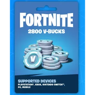 Fortnite 2800 VBucks instant Deliver