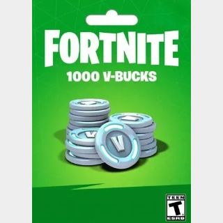 1K VBUCKS FORTNITE CODE