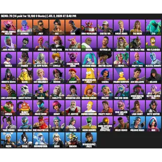 FORTNITE ACCOUNT - 76 SKINS