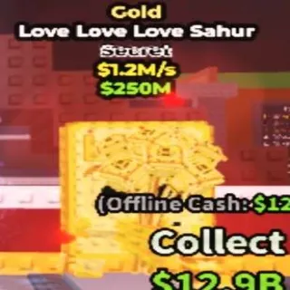 Gold Love Love Love Sahur