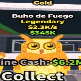 Gold Buho De Fuego