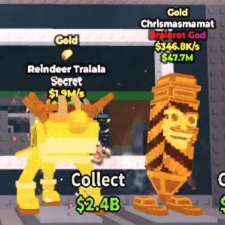 Bundle 2 Gold Brainrots
