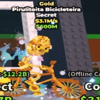 Gold Pirulitoita Bicicleteira