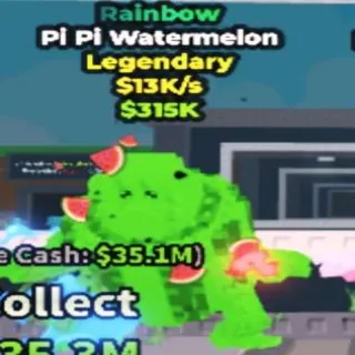 Rainbow Pi Pi Pi Watermelon