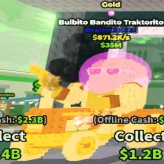 Gold Bulbito Bandito Traktorito